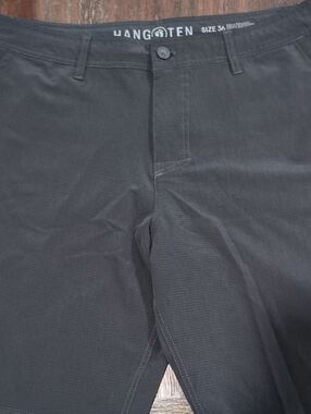 Hang Ten Men's Charcoal Black Casual Shorts 36